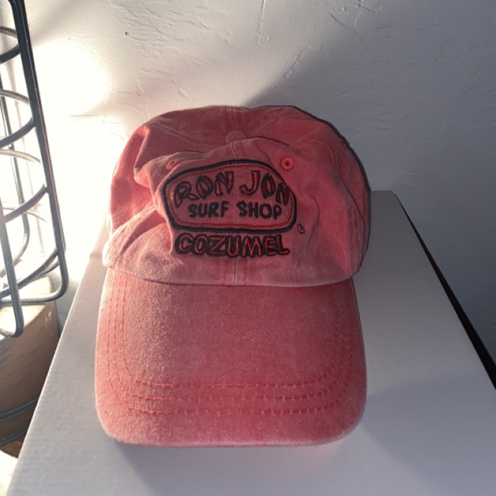 Ron Jon Cozumel pink snapback hat